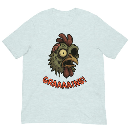 Halloween Zombie Chicken Unisex t-shirt